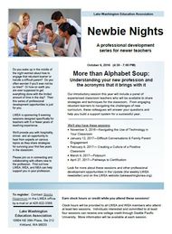 Newbie Nights Flyer_October
